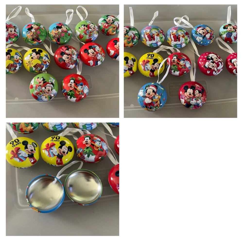12 pcs. Hallmark Fillable Ornaments